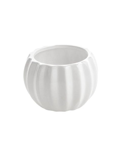 Vasetto in ceramica bianco