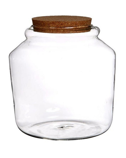 Vaso vetro con tappo in sughero